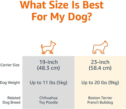 Two-Door Top-Load Hard-Sided Pet Travel Carrier, 58.4 Cm