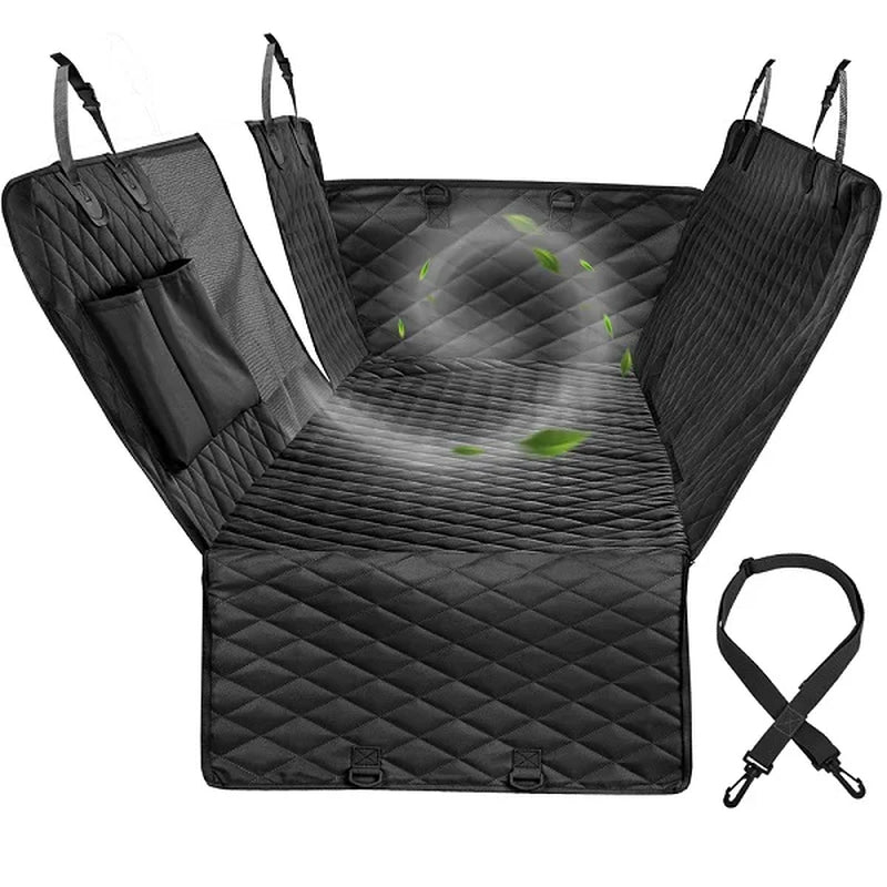 PETRAVEL Dog Car Seat Cover Waterproof Pet Travel Dog Carrier Hammock Car Rear Back Seat Protector Mat Safety Carrier for Dogs